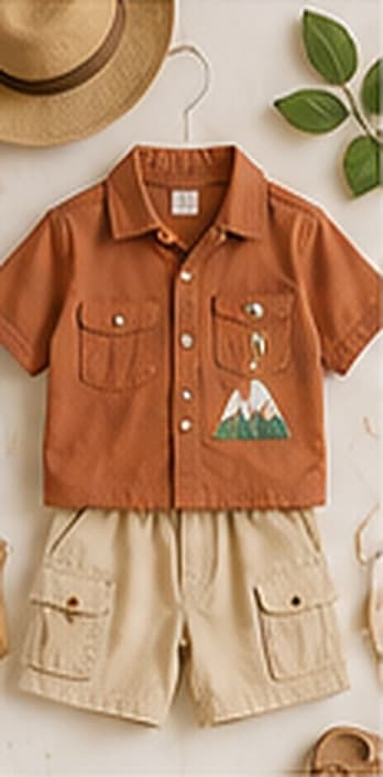 Little Camper Set on a hanger